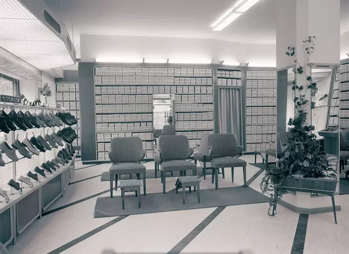 Ateljé J-Berg Gävle Fotograf Evert ”J-Berg” Jäderberg Motiv: Skobutik Ateljé J-Berg Gävle Fotograf Evert ”J-Berg” Jäderberg Motiv: Skobutik
